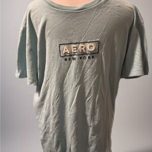 Aeropostale Men's Light Green Tee